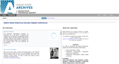 Desktop Screenshot of idahohistory.cdmhost.com