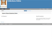 Tablet Screenshot of hackleylibrary.cdmhost.com